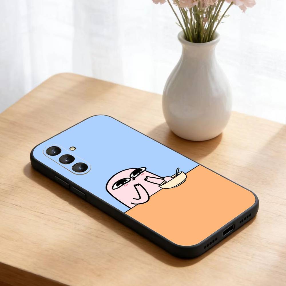 

Cute Cartoon K-Ketnipz Noodles Phone Case For Samsung Galaxy A73,21,22,32,71,53,52,51,80,5G Soft Black Cover Samsung a72