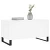 White Coffee Table 90 x 44.5 x 45 cm Engineered Wood