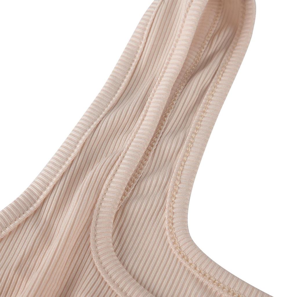 Women's Solid Color U-Neck Sleeveless Tank Top Bodysuit