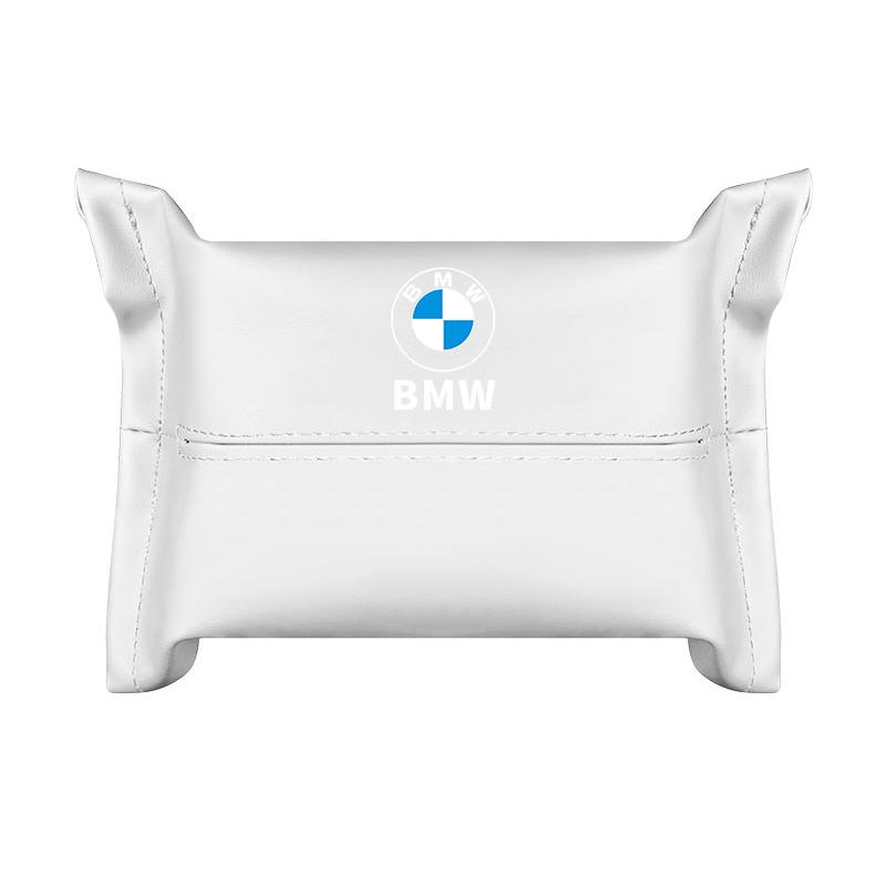 Sticker Car Tissue box Leather Paper Tissue Storage Box For BMW M X5 X6 F30 F34 F10 F20 G20 G30 G01 G02 G05 F15 F16 3 5 7 Series GX6