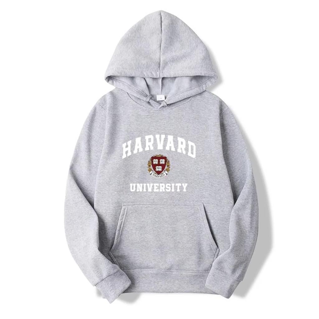 Harvard University Hoodies Spring and Autumn Fashion Men's Warm Hoodies Casual Street Hot Selling Morning Running Sports Hoodies