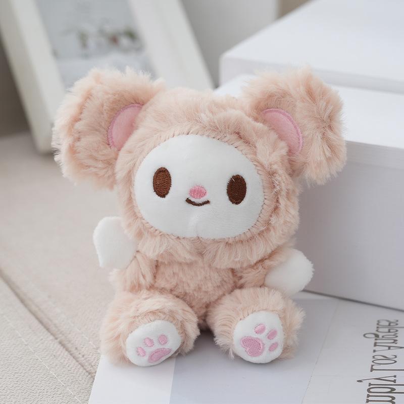 Cute And Cuddly Plush Keychains In Adorable Rabbit And Bear Shapes Great For Creative Gifts