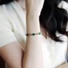 Künstliches rot/grünes Smaragd-Armband, Zirkon-Armband, Damen-Design-Schmuck