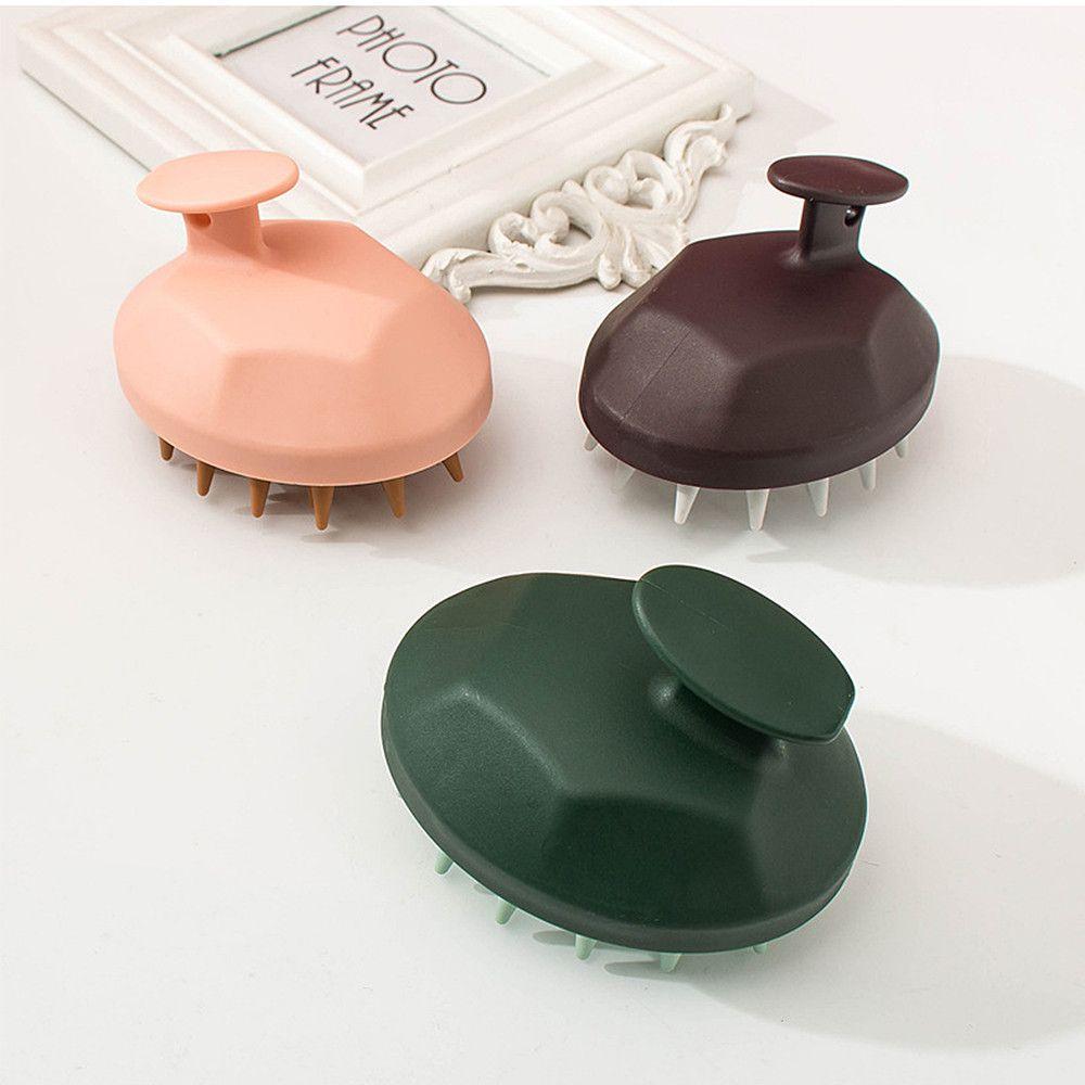 Useful Head Body Shower Massage Care Tool Hair Washing Comb Silicone Shampoo Brush