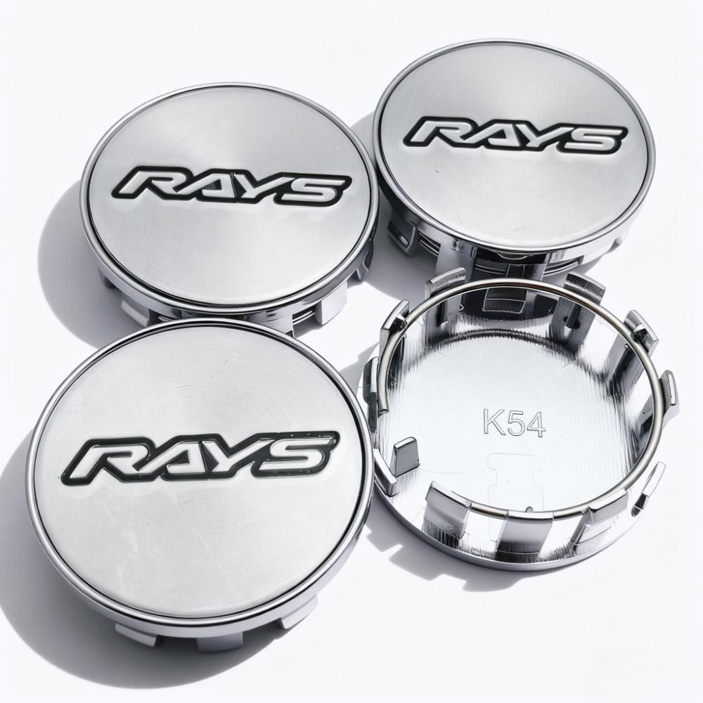 

4pcs JDM RAYS Racing Logo Emblem Badge Car Wheel Center Caps 54MM 50MM Wheels Hub Cap Rim Hubcaps Dust Cover Replace Accessories RAYS Badge&4pcs K54 Wheel Caps