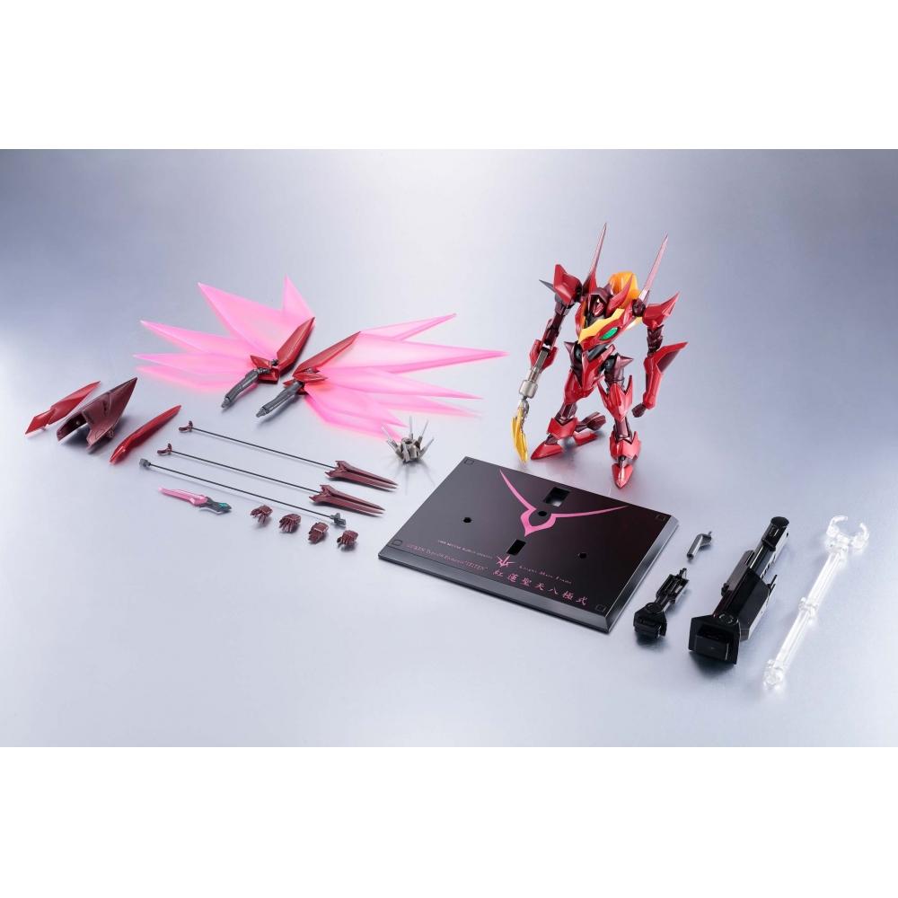 KOVOVÝ ROBOT Spirits Code Geass [SIDE KMF] Guren Seiten Hachipoku Styl Přibl.. 145mm ABS&PVC&Diecast Malovaná pohyblivá figurka