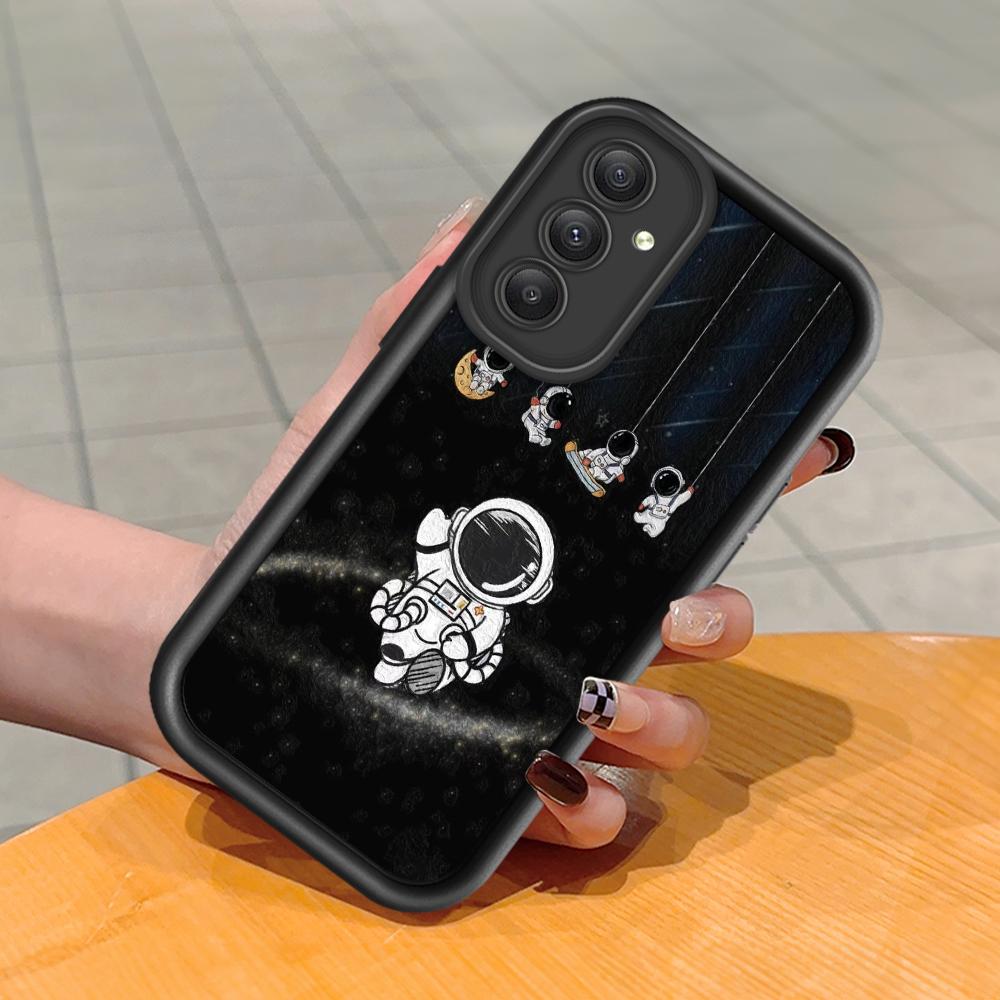 Soft Silicone Square Ladders Cartoon Pattern Full Cover Camera Protection Shockproof Case for Huawei Honor Xiaomi Redmi Samsung