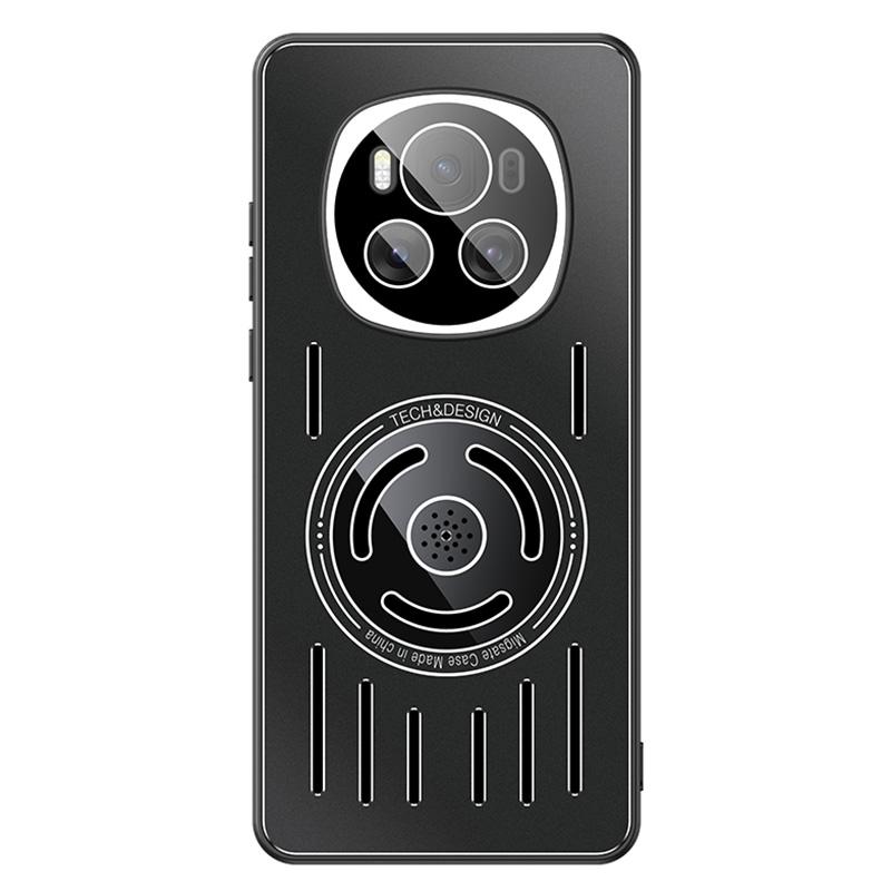 Pro Honor Magic6 Pro 5G Magnetický kryt na telefon TPU+Kovový plášť pro odvod tepla Vestavěná fólie na objektiv