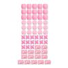 60Pcs Braid Hair Accessories, Heart Letter Shape Hair Rings, Large Hole Design Hair Beads for Thick Braids Dreadlocks Multi-Strand Hair DIY