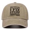 Baseball Washed Stitching Stitched Embroidered Alphabet Stuff Ifix Caps Dad Hat Women Men Outdoor Hip-Hop Casual Duck Hats Classic Style Sports Golf
