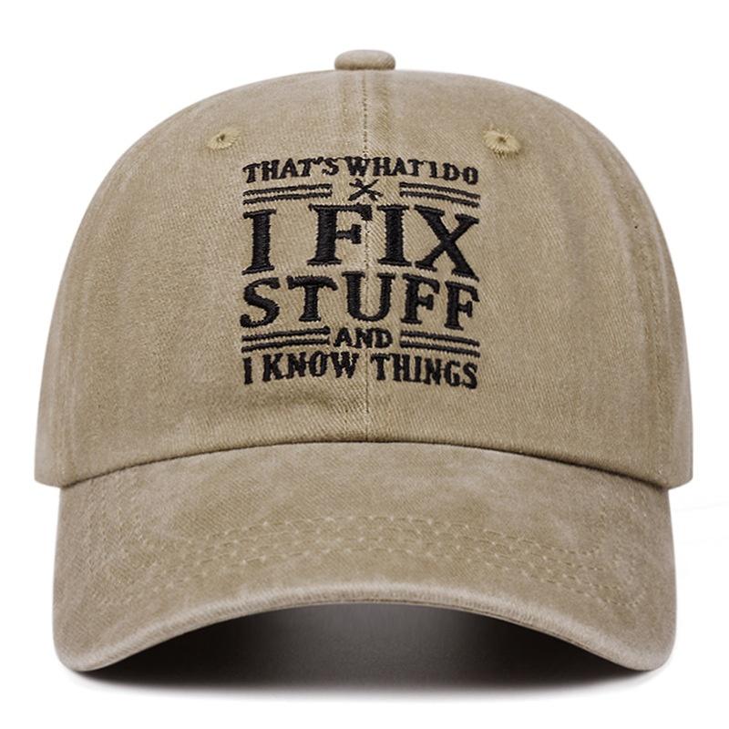 Baseball Washed Stitching Stitched Embroidered Alphabet Stuff Ifix Caps Dad Hat Women Men Outdoor Hip-Hop Casual Duck Hats Classic Style Sports Golf