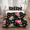 3pcs Christmas Bear Bedding Set, Suitable for Bedroom Decoration, (Includes 1 Duvet Cover And 2 Pillowcases, Quilt Not Included) Yy250822121
