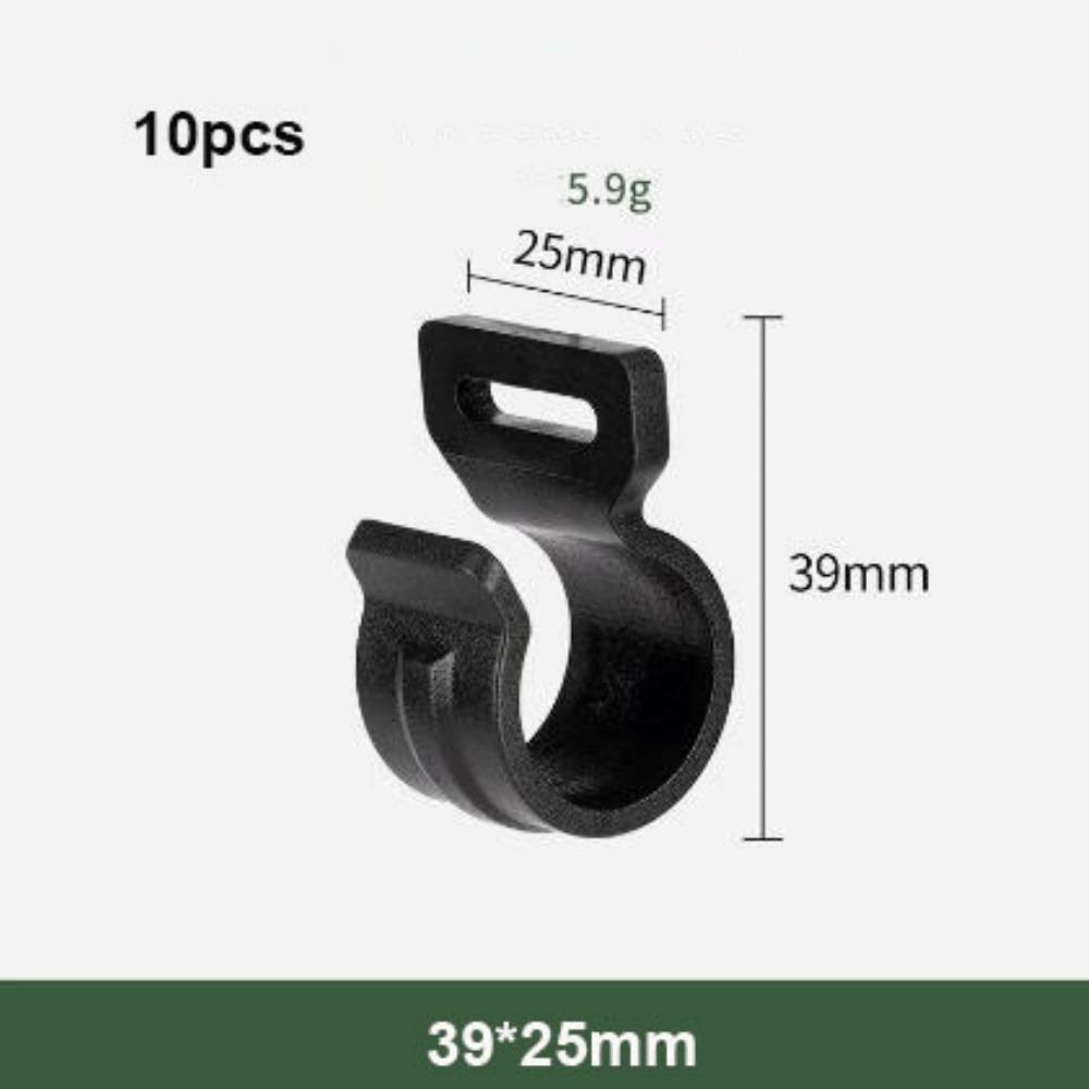 

10pcs Plastic Outdoor Plastic Buckle Black Pig Nose Buckle High Quality Ribbon Buckle 10