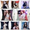 Idol Charming H-Hyo-Min Cushion Cover Washable Linen Pillowcase Soft For Daily Sofa Bed Home Room Decor