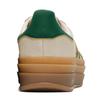 Adidas Womens Ladies Gazelle Bold Sneakers Cream Collegiate 8 Green Id7056