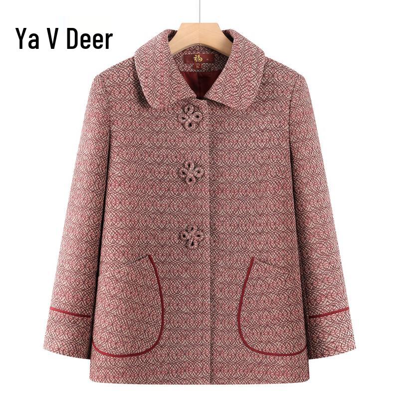 Yalu Women s Autumn/Spring Jacket for Elderly 4XL