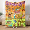 Scoobydoo Print Flannel Blanket High Quality Warm Comfortable Cover for All Seasons Perfect for Gifts Home Decor