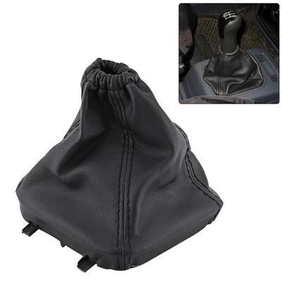 Car Gear Shift Knob Leather Dust-proof Shifter Gaiter Boot Cover PU Leather For Ford Transit Van MK7 2006 2007 2008 -2014 Black