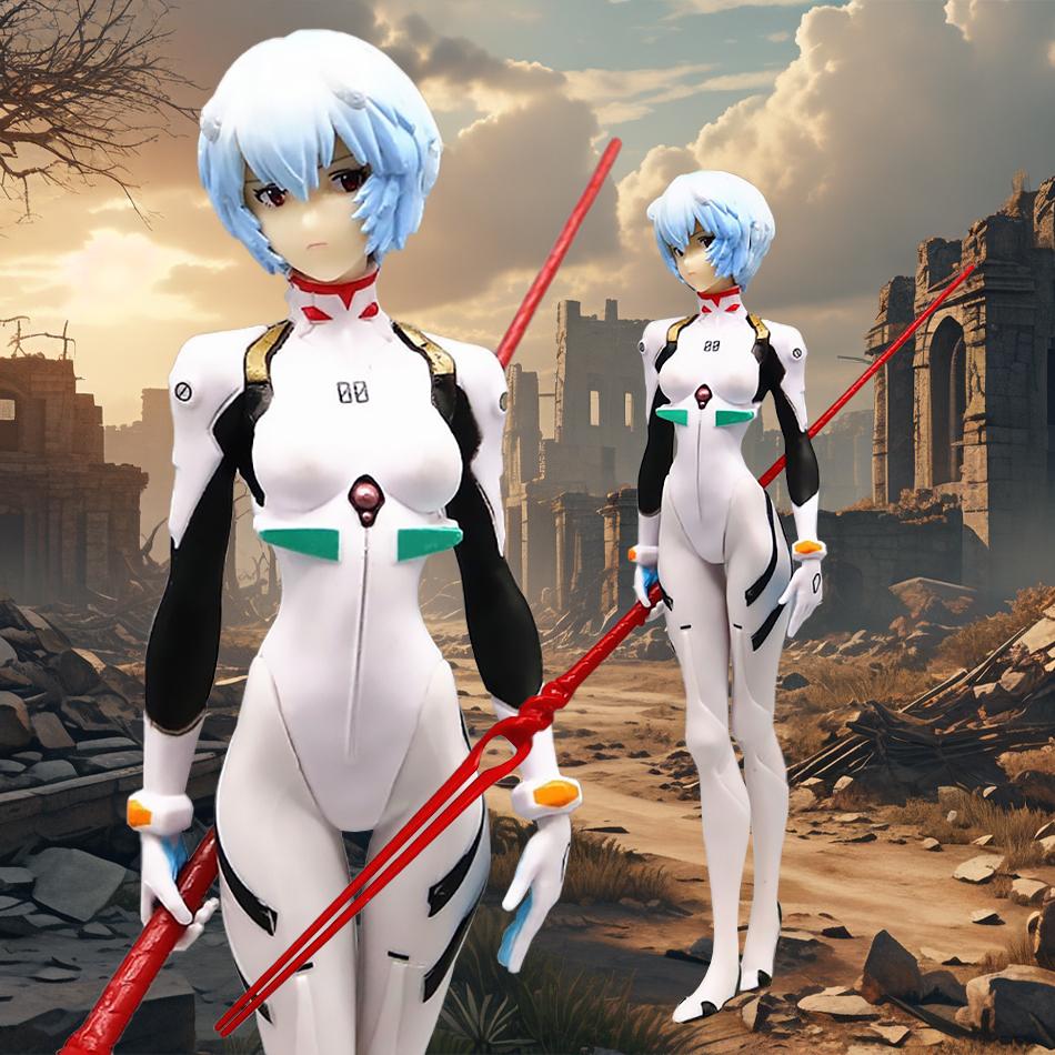 Hot Anime Neon Genesis Evangelion Figures Eva Latest Century Evangelion Figure Action Fashion Girls Ayanami Rei PVC Model Playthings Present