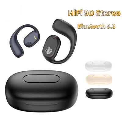 Bone Conduction Earphones Bluetooth 5.3HiFi 9D Stereo Noise Reduction Headset Waterproof Earbud Outdoor Wireless Headset
