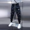Pantalons Cargo Homme Printemps Blanc Hip Hop Décontracté Pantalons Homme Été Coupe Régulière Harajuku Pantalons Longs Street