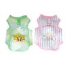 Summer Mesh Dog Vest Breathable Pet Vest Cute Dog Tee Shirt with Metal D-Ring for Small Dogs Outdoor Walks