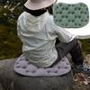 Inflatable Travel Seat Cushion Travel Air Seat Cushion Chair Pad With Storage Case Foldable Sitting Chair Pad For Offices Truck