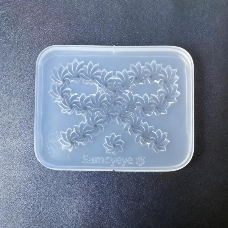 Silicone Crafting Mold Heart Bowknot Shape Suitable for Making Unique Jewelry Accessories Keychains and Decorative Items