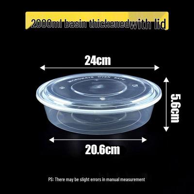 Handun Round Disposable Food Containers with Lids