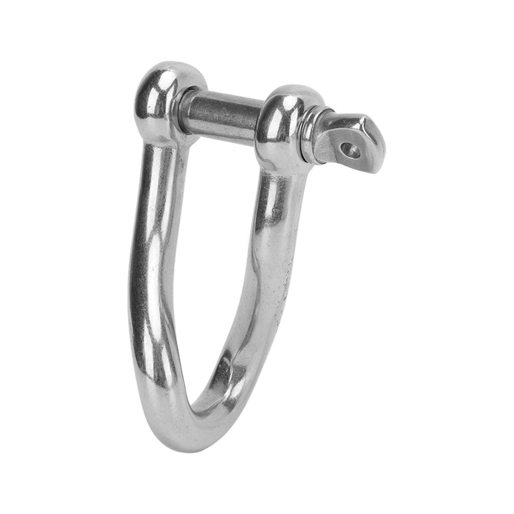 12mm Edelstahl Twist Schäkel mit Schraubbolzen Hohe Bruchlast für Marine Yachten