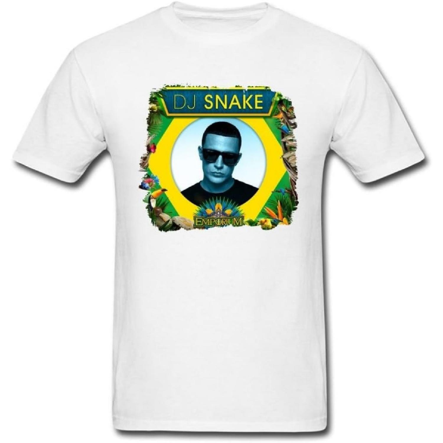 CNTJC Men s Artist DJ Snake T Shirt S XXXXXL белый
