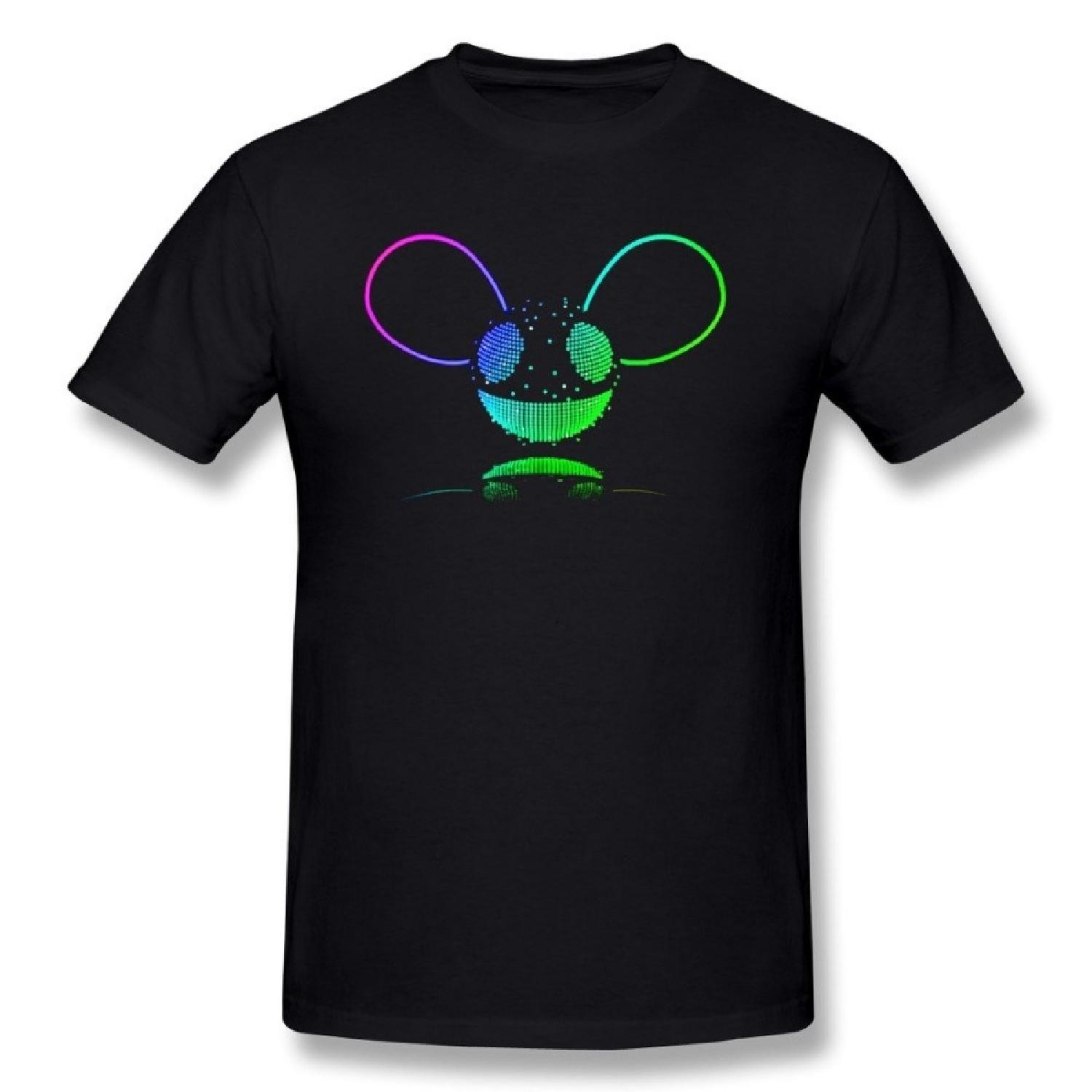 FEA Merchandising Men s Deadmau5 Burst Mau Logo Glow Lightweight T-Shirt XXXXXL разноцветный
