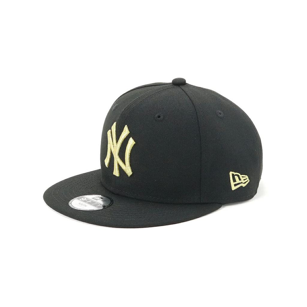 New Era MLB NY Youth Cap 950 Neyyan Black Size 25J Kids' Black/Gold (Sizes 52-56cm) - (MGLD) -