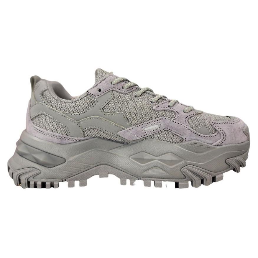 Fila Twine Max Synthetic Leather PU Comfortable Casual Low-Top Lifestyle Shoes Unisex Sneaker Gray 1RM02760G_050