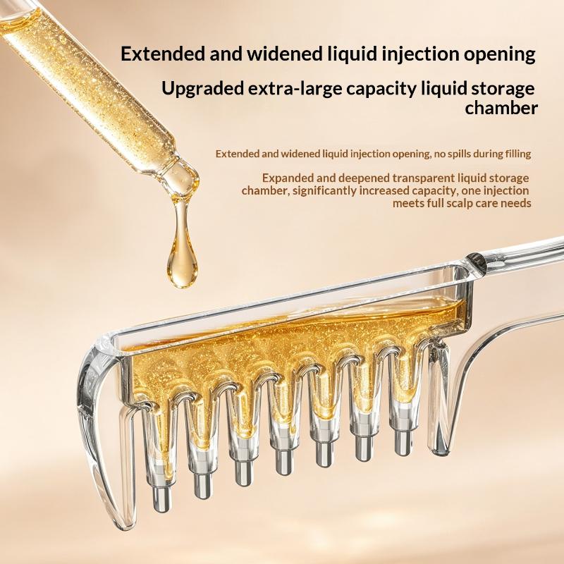 1 Set Anti-Frizz Scalp Nourish Hair Firming Applicator Multi-Function Mini Portable Head Applicator Hair Care Anti-Static