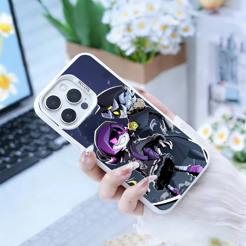 Game M-Murder N V J Drones  Phone Case For iPhone17, 16,15,14,13,12 Pro Max white Candy Matte Shockproof Cover