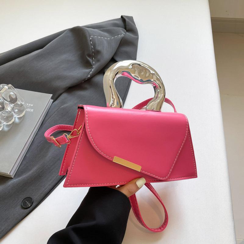 New fashion light luxury solid color high-end temperament versatile niche portable shoulder messenger bag