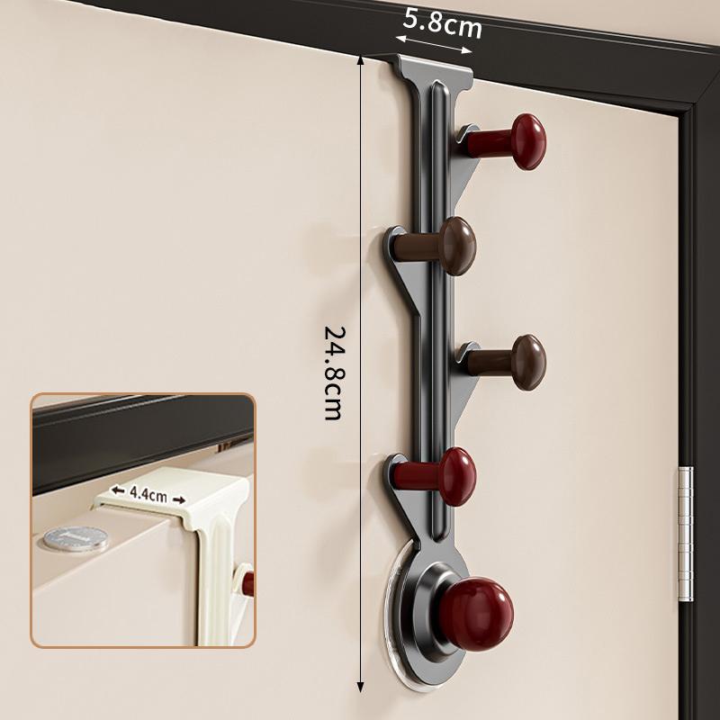 

New Type Of Key Hook, Door Hook, No-Drill Clothes Rack, Wall-Mounted Bedroom Clothes Rack, Wall Storage Shelf A4