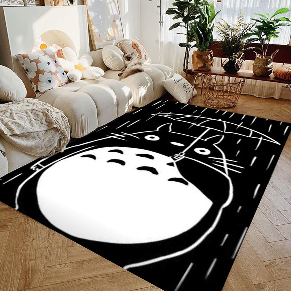  Anime T-TotoroS No Face Man Kitchen Mat Washable Non-Slip Living Room Sofa Chairs Area Mat Kitchen Toilet Rug Gift
