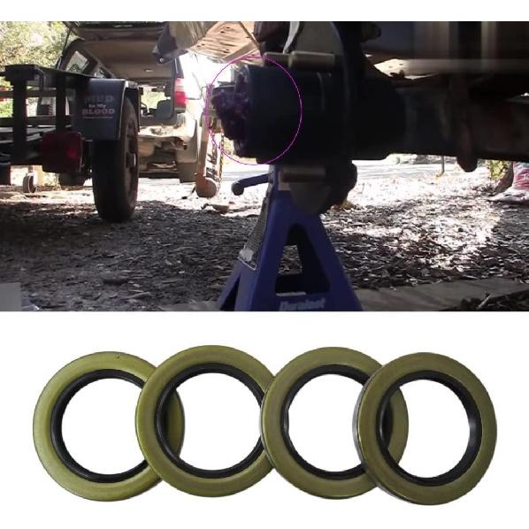 Set of 4 Trailer Hub Grease Seals for TruRyde: GS-2250DL