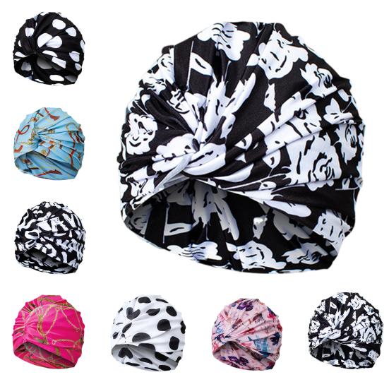 Women Swim Hat Practical Easy To Wear Anti-fading Ears Protection Bathing for Seaside