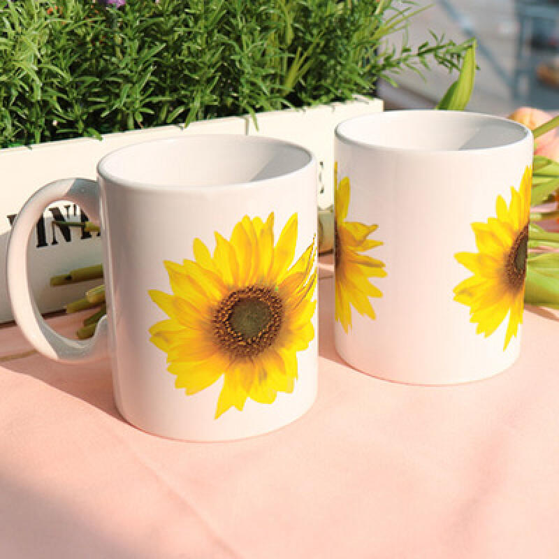 ci445-Design Mug 2p-Sunflower, a symbol of wealth 2