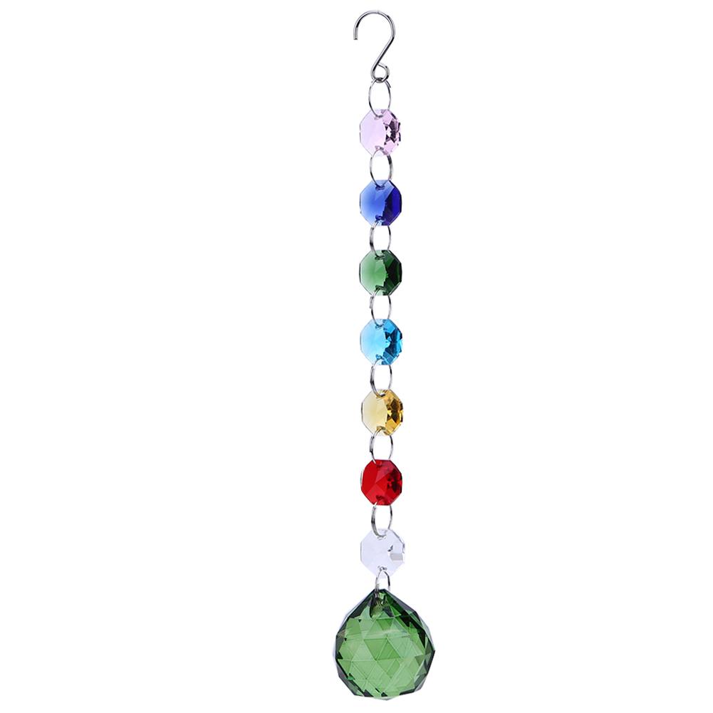 Prism Light Catcher Pendants Hanging Crystal Rainbow Maker Colorful Wind Chime for Window Cars Yard Ornament