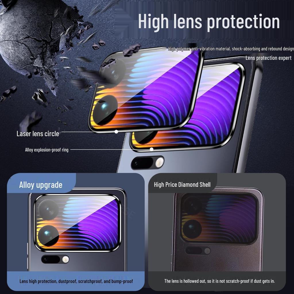 Xiaomi 17ProMax Premium Frosted Lens Full-Cover Anti-Fall Phone Case