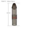 Reusable Men Condom Penis Sleeve Thread Cock Enlargment Extension Sleeve Ejaculation Delay Male Extender Sex Toys for Adults Men