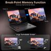 17.9" Portable DVD Player for Kids with 15.6" Swivel Screen, 5 Hours Rechargeable Battery, Car DVD Player with High Volume Dual Speakers
