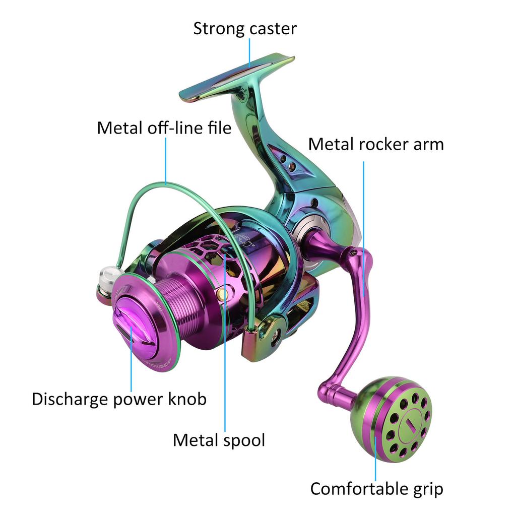 Anticorrosion Metal Reel 9+1BB Left Right C eable High Speed Fishing Wheel(4000 )