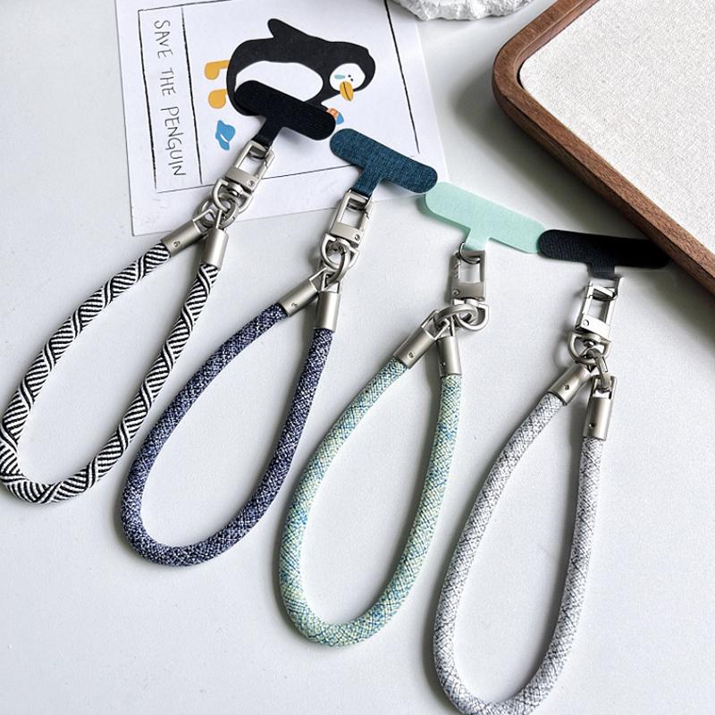 Fashion Short Mobile Phone Lanyard Universal Wrist Strap Rope Outdoor Anti-Loss Phone Strap Hanging Rope For Iphone 16 Samsung
