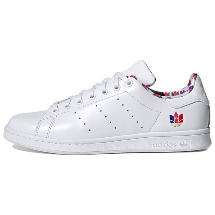 

Кроссовки унисекс adidas Stan Smith Colorful Trefoil White Cloud-White Scarlet FY2839