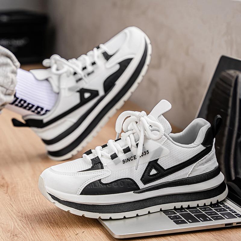Versatile Trendy Internet Celebrity Same Style Light Luxury Fashionable Casual Shoes Spring and Autumn New Retro Men's Shoes
